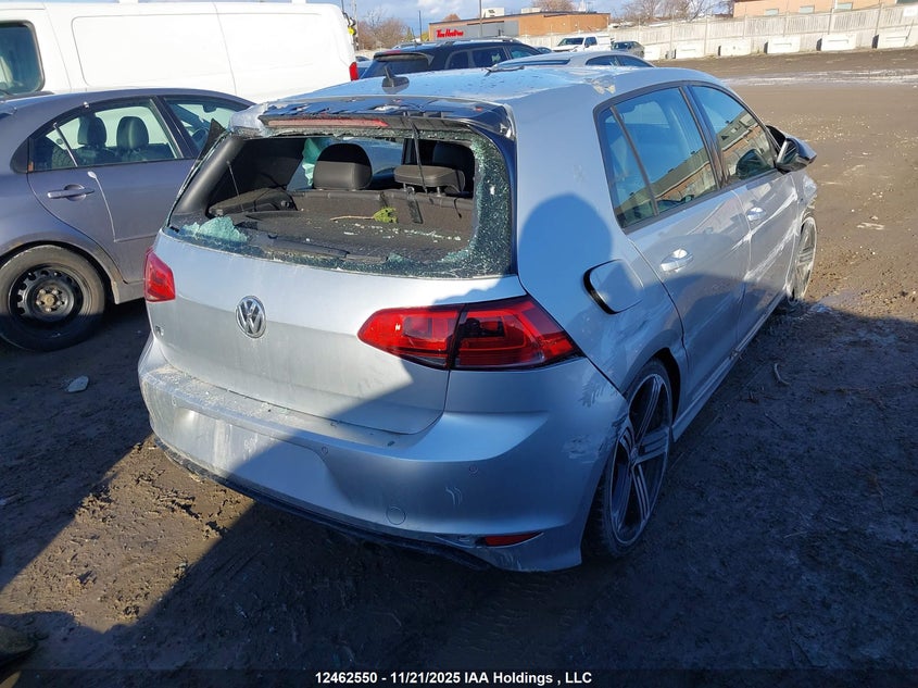 Vin: wvwvf7au8hw121754, lot: 2847490, volkswagen golf r 20174