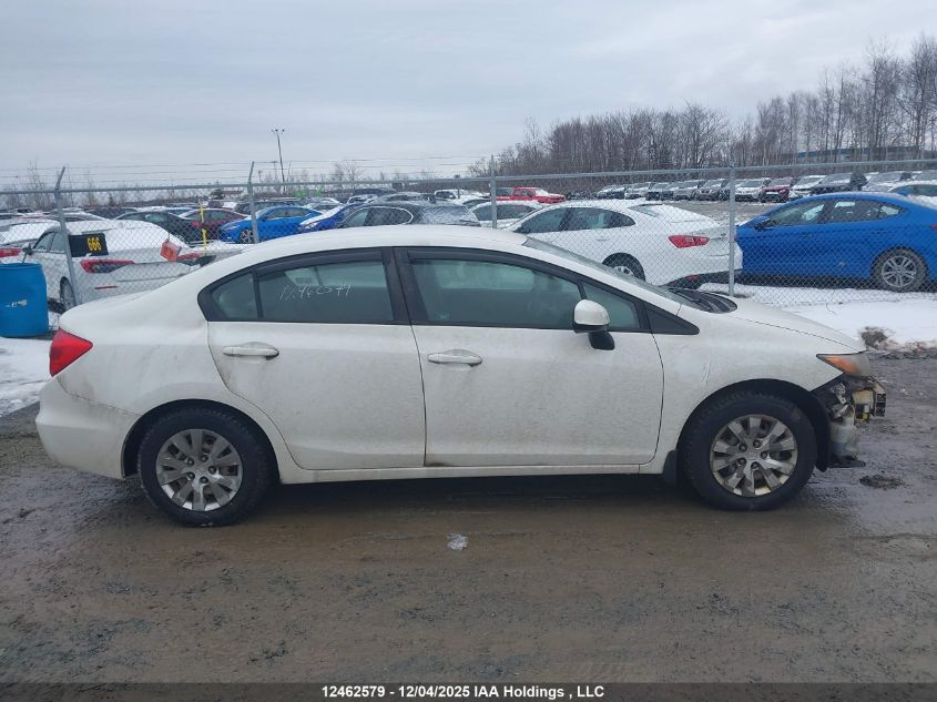 2012 Honda Civic Lx VIN: 2HGFB2E41CH033635 Lot: 12462579