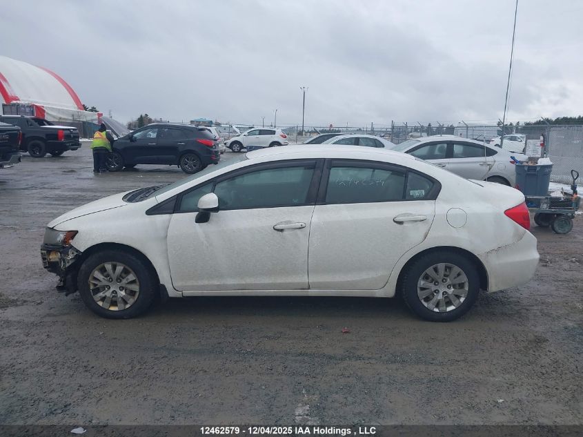 2012 Honda Civic Lx VIN: 2HGFB2E41CH033635 Lot: 12462579