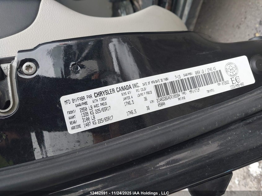 2C4RDGBG4ER109394 2014 DODGE CARAVAN photo no. 18
