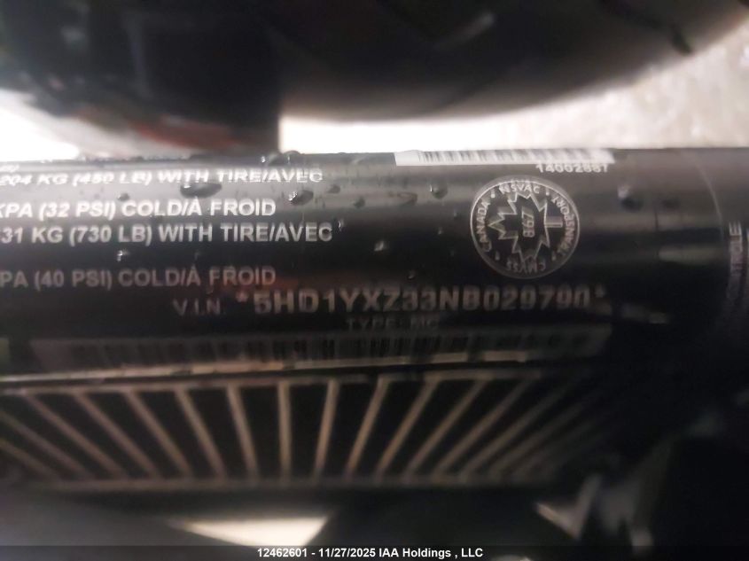 2022 Harley-Davidson Fxlrst VIN: 5HD1YXZ33NB029790 Lot: 12462601