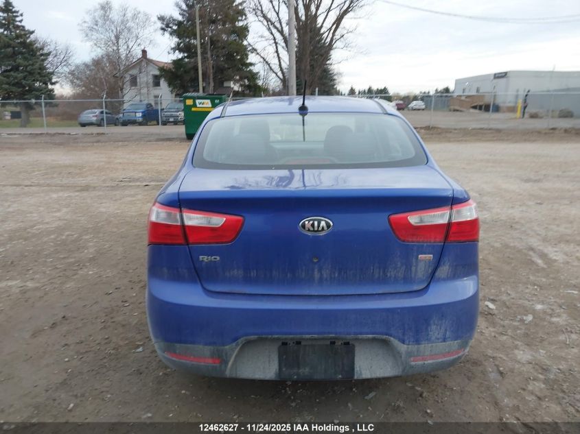 2013 Kia Rio Ex/Lx/Lx+/Sx VIN: KNADM4A39D6218637 Lot: 12462627