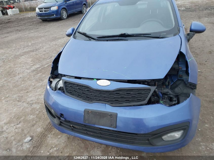 2013 Kia Rio Ex/Lx/Lx+/Sx VIN: KNADM4A39D6218637 Lot: 12462627