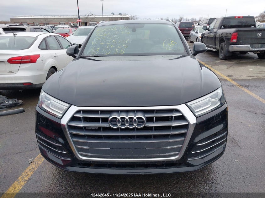 2018 Audi Q5 2.0T Progressiv VIN: WA1ENAFY6J2225100 Lot: 12462645