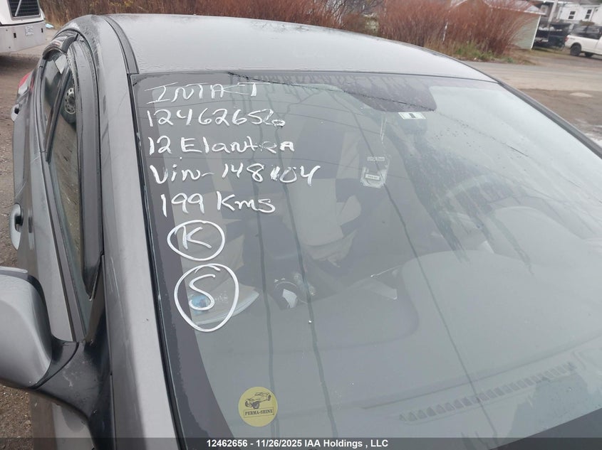 2012 Hyundai Elantra Gls/Limited VIN: 5NPDH4AE0CH148104 Lot: 12462656