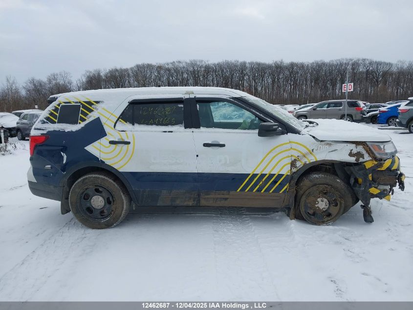 2018 Ford Explorer Police Interceptor VIN: 1FM5K8AR6JGA44665 Lot: 12462687