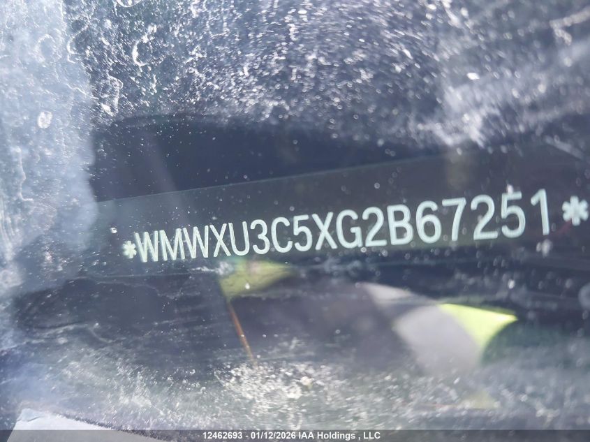 2016 Mini 5 Door Cooper S VIN: WMWXU3C5XG2B67251 Lot: 12462693