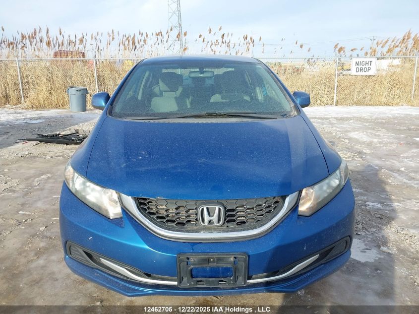 2013 Honda Civic Lx VIN: 2HGFB2F49DH010376 Lot: 12462705
