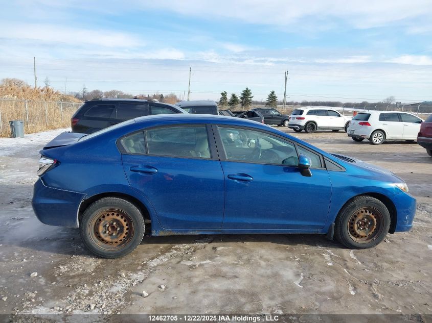 2013 Honda Civic Lx VIN: 2HGFB2F49DH010376 Lot: 12462705