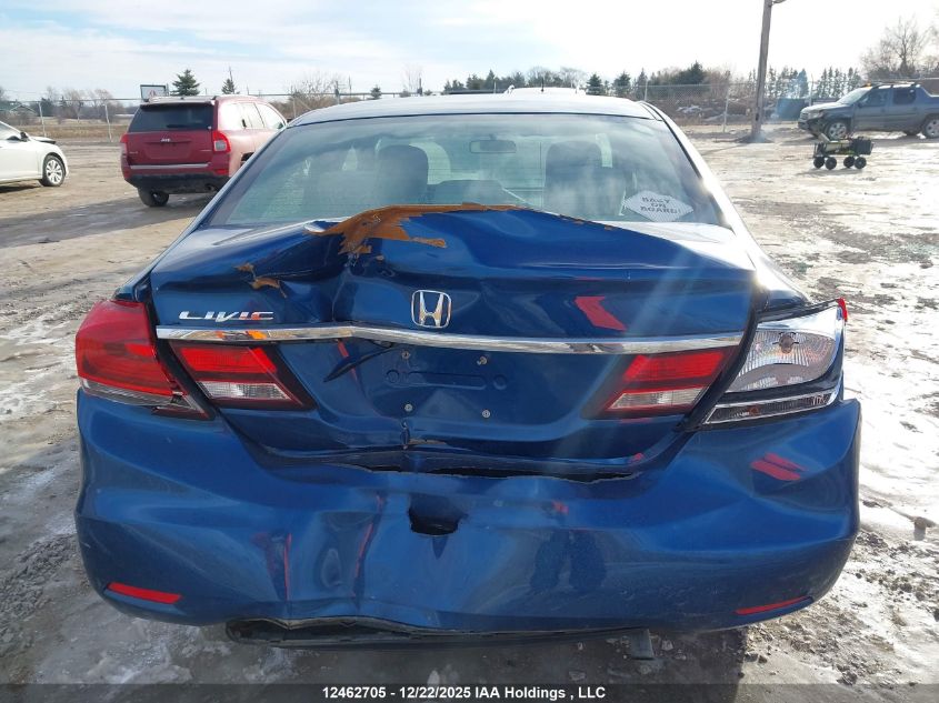 2013 Honda Civic Lx VIN: 2HGFB2F49DH010376 Lot: 12462705