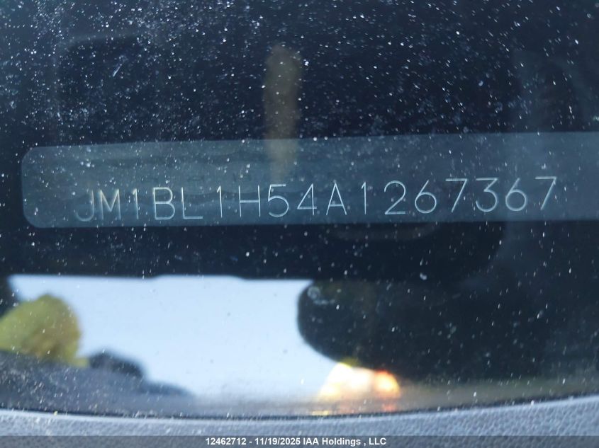 2010 Mazda Mazda3 Gs/Gt VIN: JM1BL1H54A1267367 Lot: 12462712