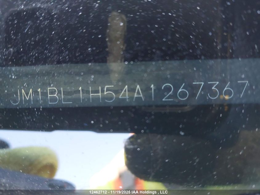 2010 Mazda Mazda3 Gs/Gt VIN: JM1BL1H54A1267367 Lot: 12462712