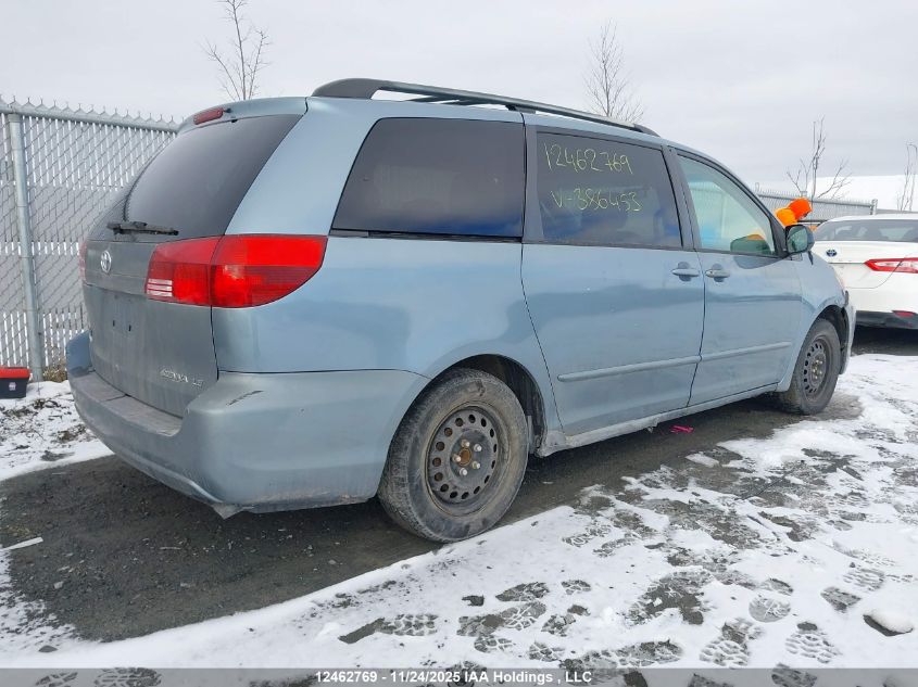 2005 Toyota Sienna Le V6 VIN: 5TDZA23CX5S386453 Lot: 12462769