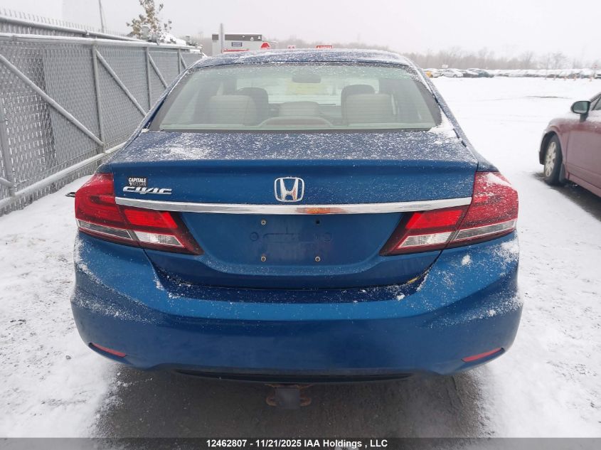 2013 Honda Civic VIN: 2HGFB2F44DH000757 Lot: 12462807