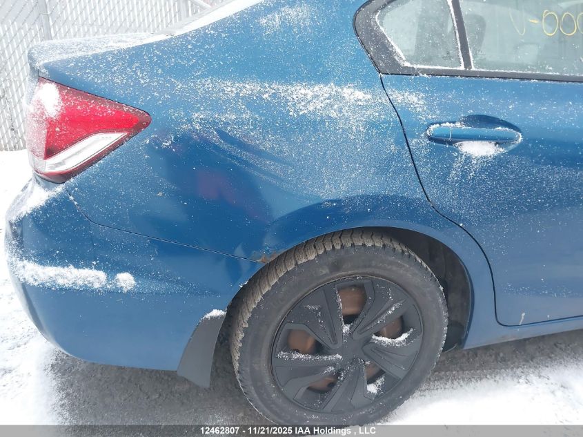 2013 Honda Civic VIN: 2HGFB2F44DH000757 Lot: 12462807