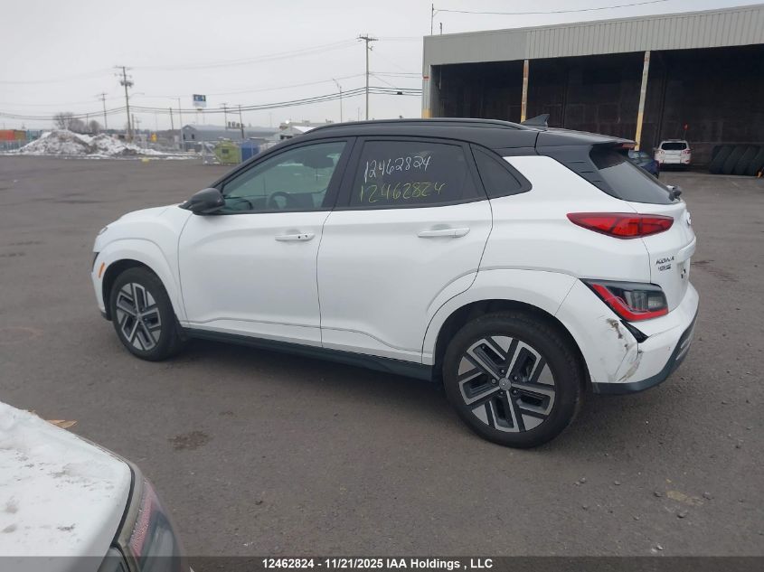 2022 Hyundai Kona Electric Preferred With Two-Tone Roof VIN: KM8K23AG8NU156623 Lot: 12462824