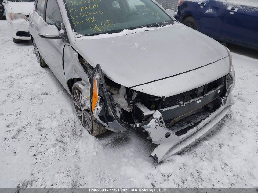 2019 Hyundai Accent Ultimate VIN: 3KPC35A34KE054213 Lot: 12462893