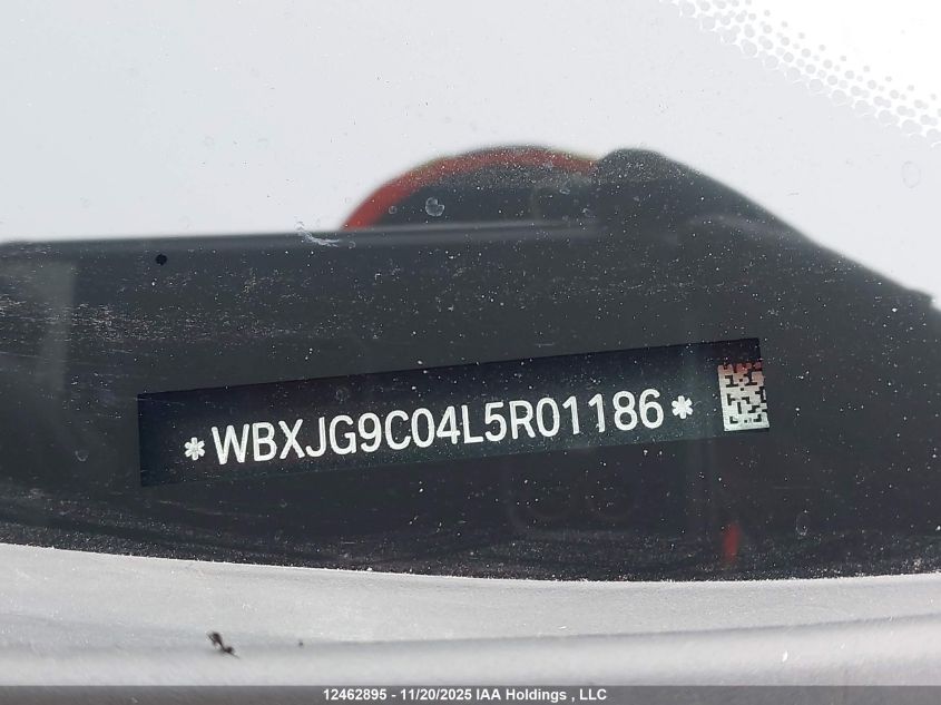 2020 BMW X1 xDrive28I VIN: WBXJG9C04L5R01186 Lot: 12462895