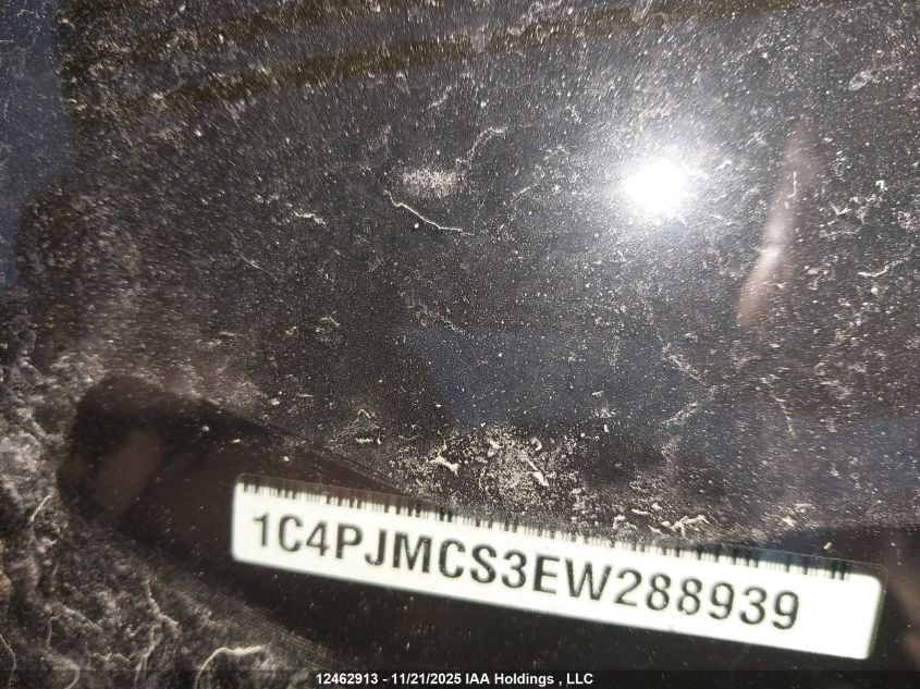 2014 Jeep Cherokee North VIN: 1C4PJMCS3EW288939 Lot: 12462913