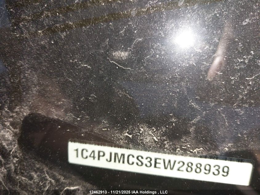 2014 Jeep Cherokee North VIN: 1C4PJMCS3EW288939 Lot: 12462913