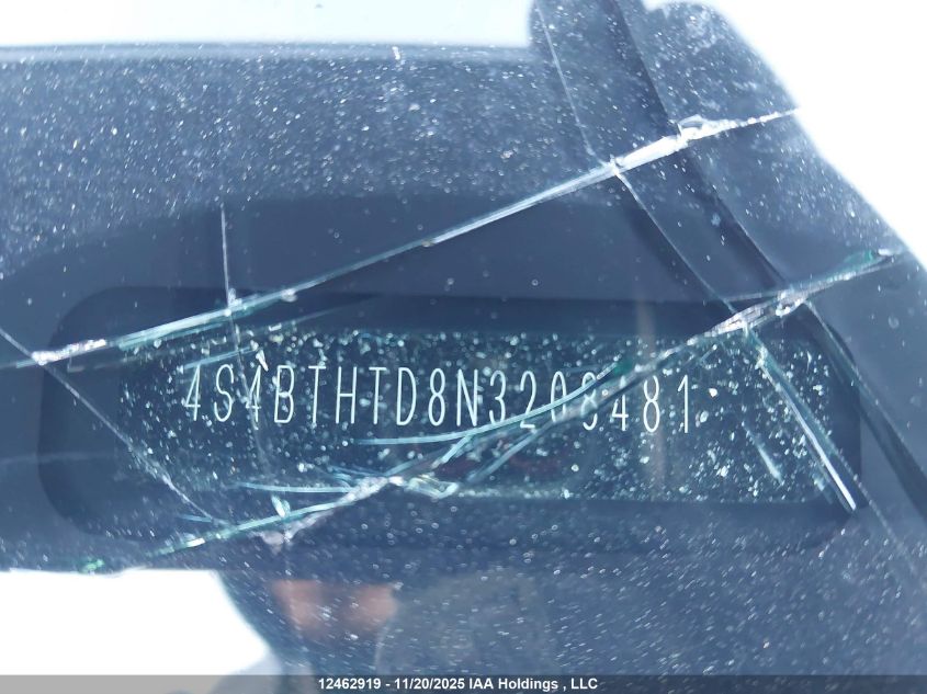 2022 Subaru Outback Wilderness VIN: 4S4BTHTD8N3208481 Lot: 12462919