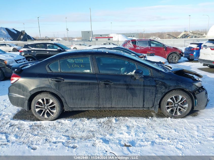 2015 Honda Civic Ex VIN: 2HGFB2F53FH049086 Lot: 12462948