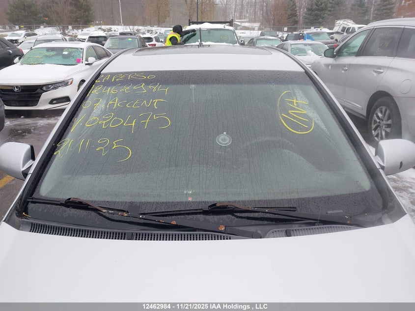 KMHCN35C07U020475 2007 HYUNDAI ACCENT photo no. 17