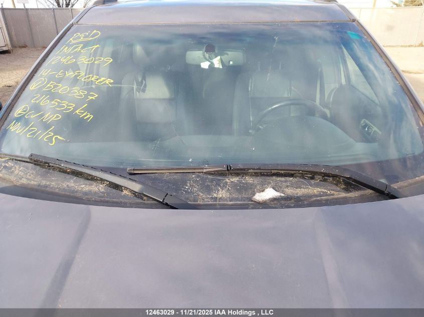 2014 Ford Explorer Xlt VIN: 1FM5K8D80EGB20387 Lot: 12463029