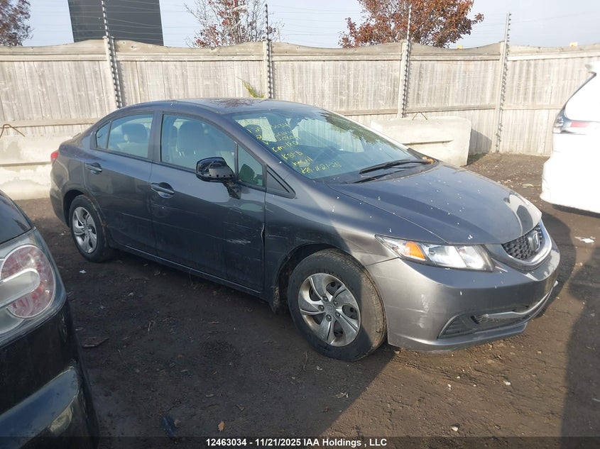 2013 Honda Civic Lx VIN: 2HGFB2F49DH020809 Lot: 12463034