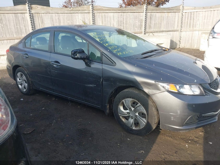 2013 Honda Civic Lx VIN: 2HGFB2F49DH020809 Lot: 12463034