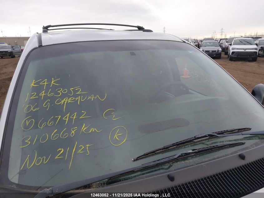 2006 Chrysler Grand Caravan VIN: 1D4GP24R26B667442 Lot: 12463052