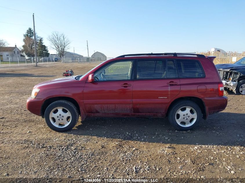 2007 Toyota Highlander Sport/Limited VIN: JTEEP21A070223990 Lot: 12463056