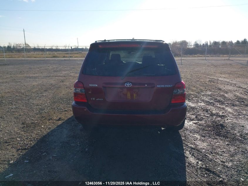 2007 Toyota Highlander Sport/Limited VIN: JTEEP21A070223990 Lot: 12463056