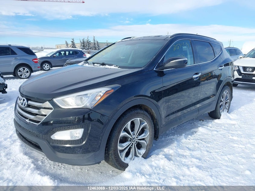 5XYZUDLA3EG175898 2014 HYUNDAI SANTA FE photo no. 2