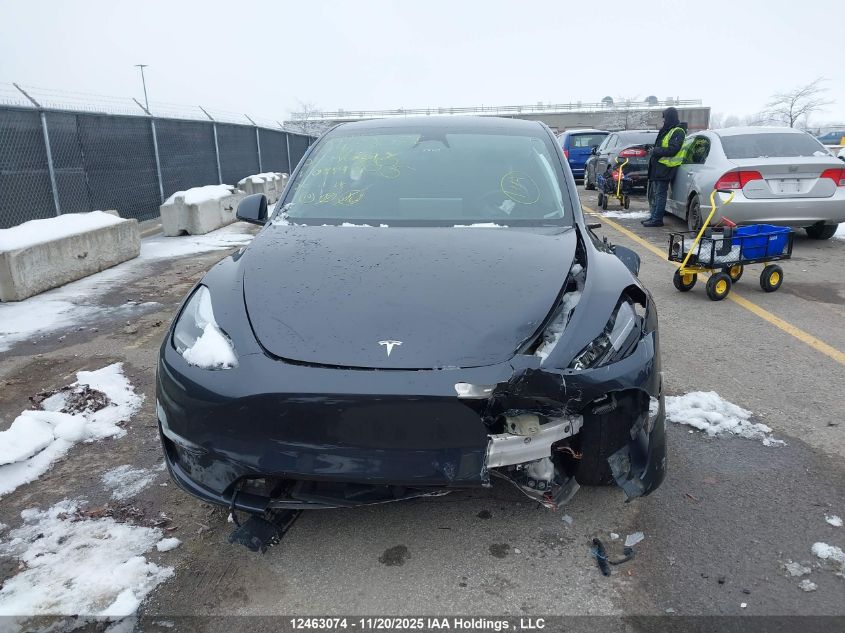 2024 Tesla Model Y Long Range/Rwd VIN: 7SAYGDED6RF055989 Lot: 12463074
