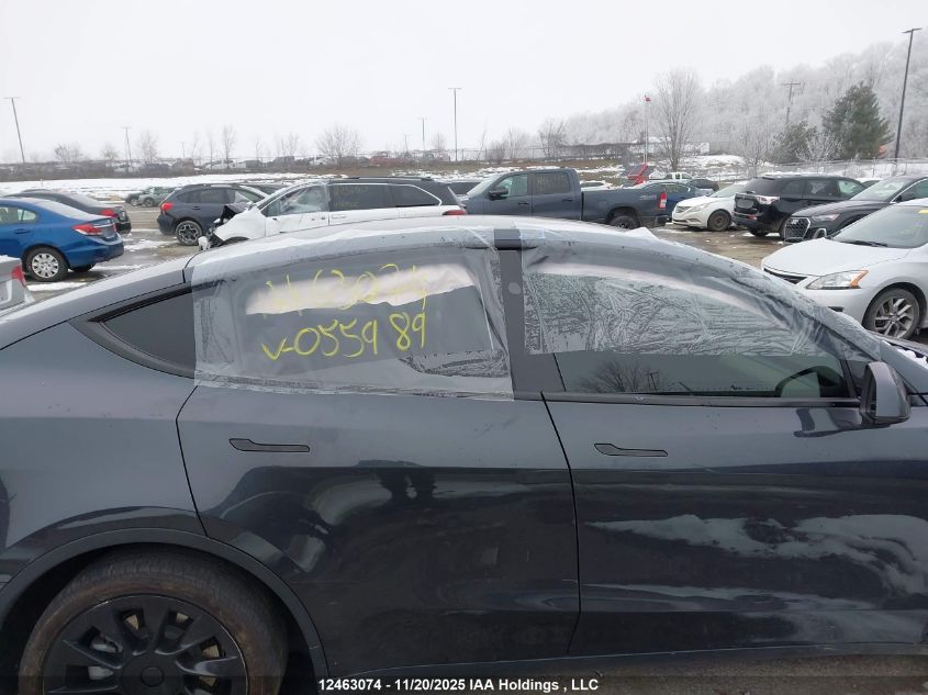 2024 Tesla Model Y Long Range/Rwd VIN: 7SAYGDED6RF055989 Lot: 12463074