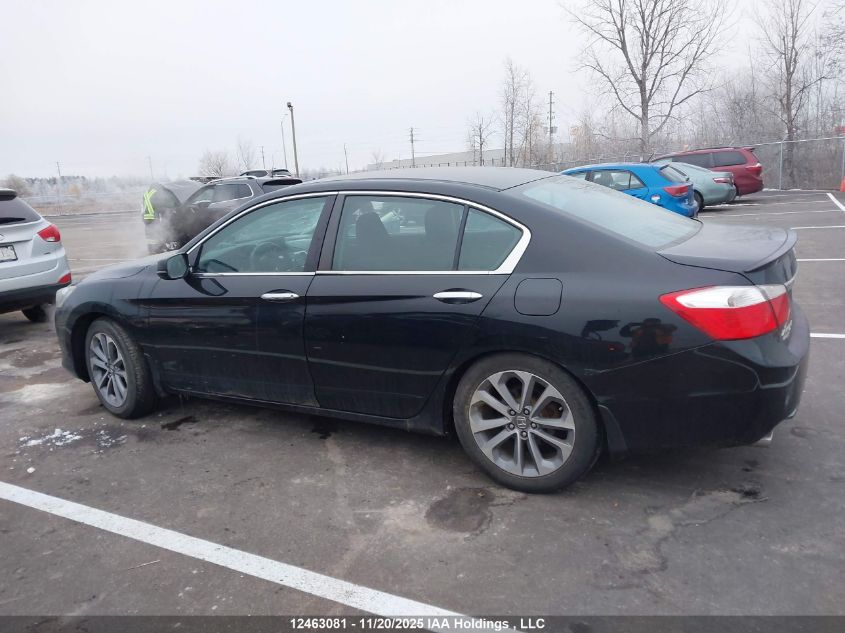 2014 Honda Accord VIN: 1HGCR2F52EA801081 Lot: 12463081