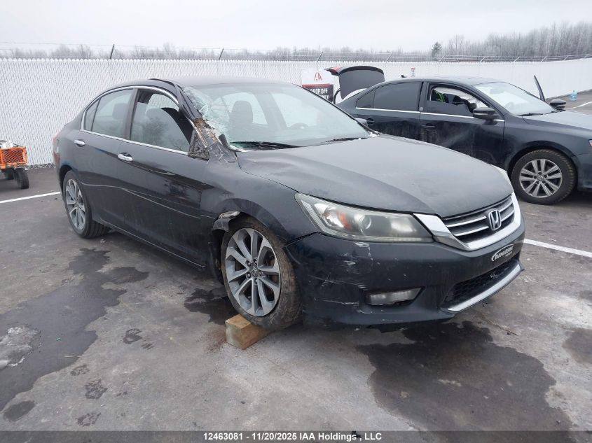2014 Honda Accord VIN: 1HGCR2F52EA801081 Lot: 12463081
