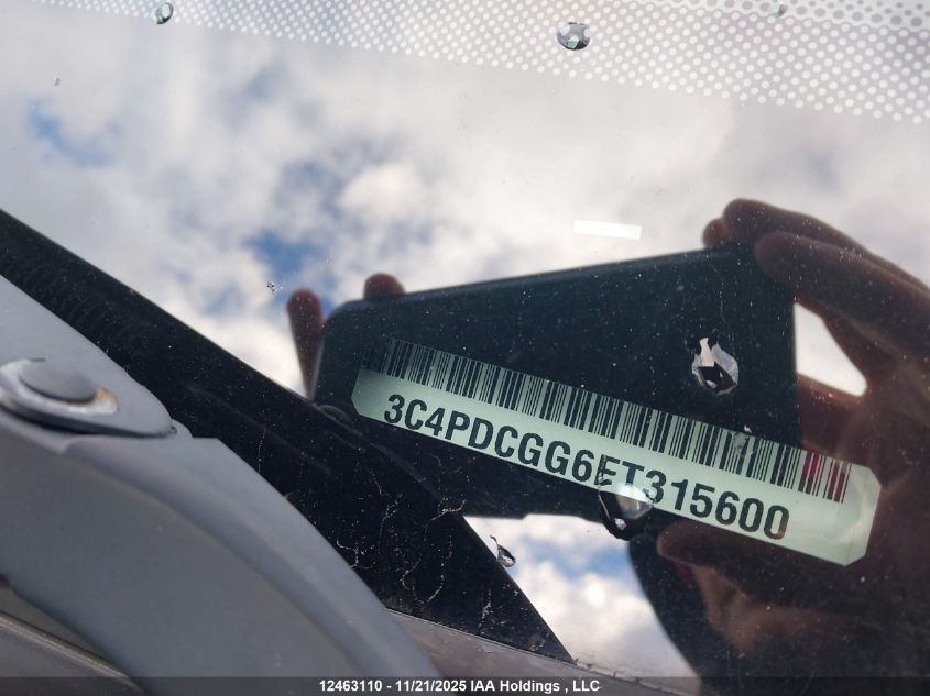 2014 Dodge Journey Crossroad VIN: 3C4PDCGG6ET315600 Lot: 12463110