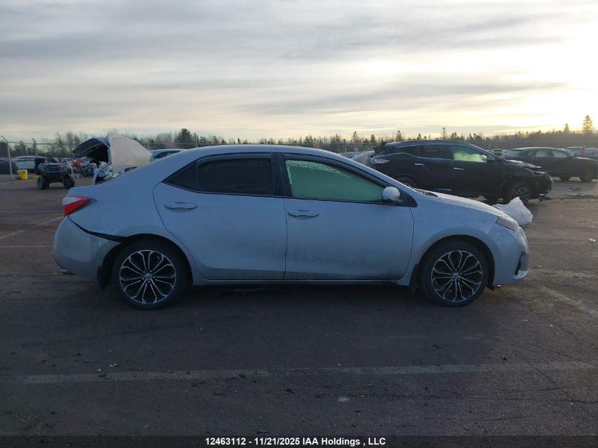 2016 Toyota Corolla S VIN: 2T1BURHE3GC644982 Lot: 12463112