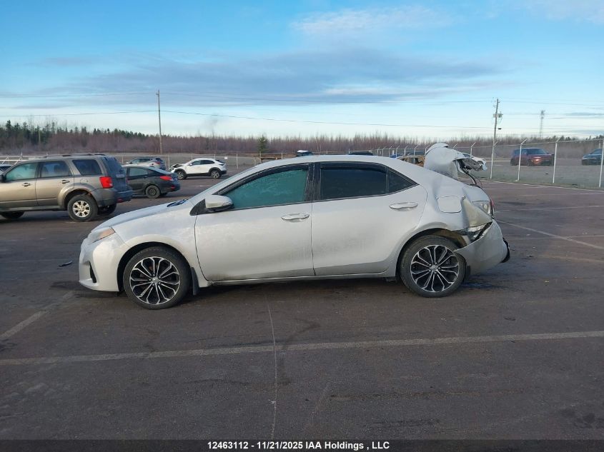 2016 Toyota Corolla S VIN: 2T1BURHE3GC644982 Lot: 12463112