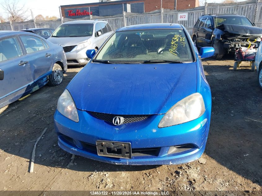 2006 Acura Rsx VIN: JH4DC54806S801318 Lot: 12463122