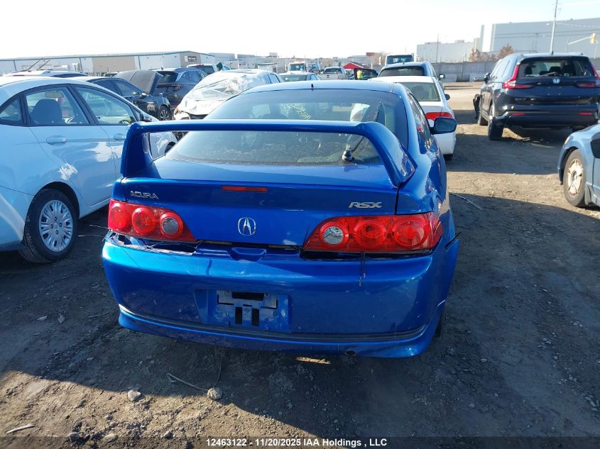 2006 Acura Rsx VIN: JH4DC54806S801318 Lot: 12463122