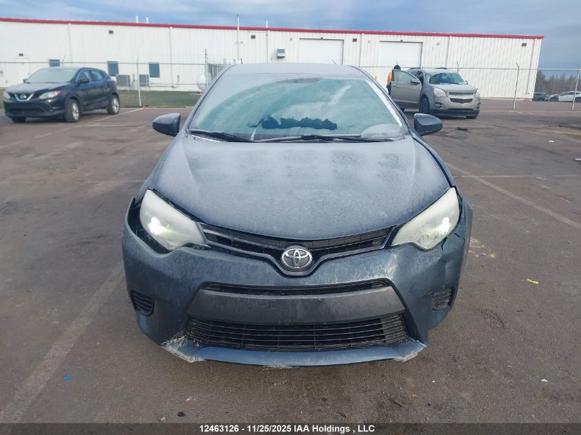 2016 Toyota Corolla Le VIN: 2T1BURHE2GC572222 Lot: 12463126