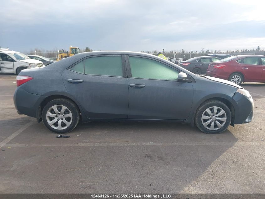 2016 Toyota Corolla Le VIN: 2T1BURHE2GC572222 Lot: 12463126