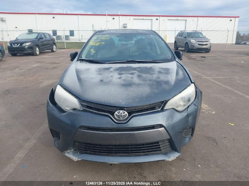 2016 Toyota Corolla Le VIN: 2T1BURHE2GC572222 Lot: 12463126