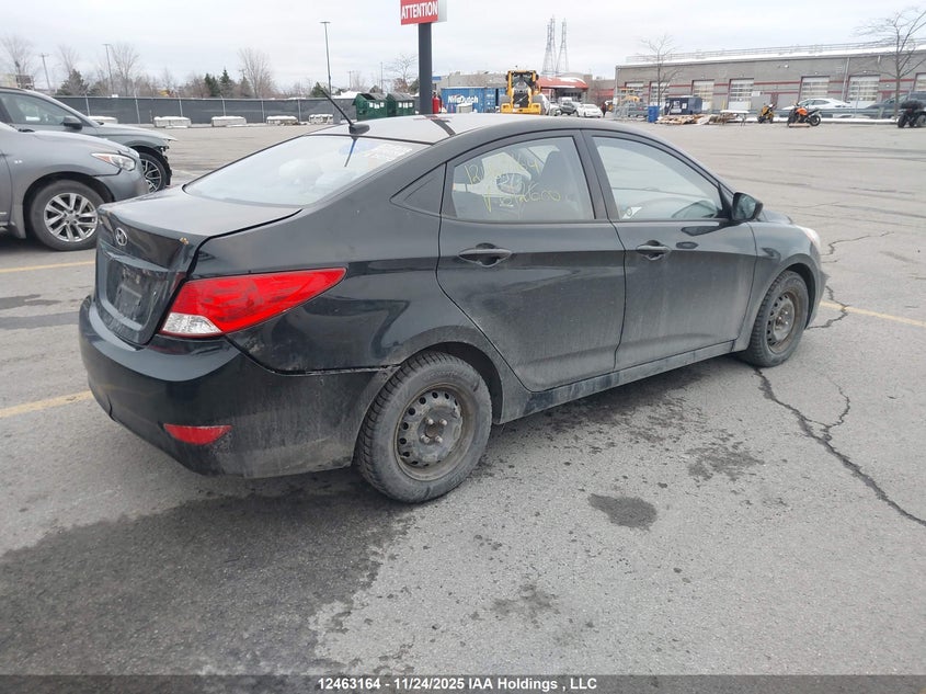 KMHCT4AE1EU612600 2014 HYUNDAI ACCENT photo no. 4