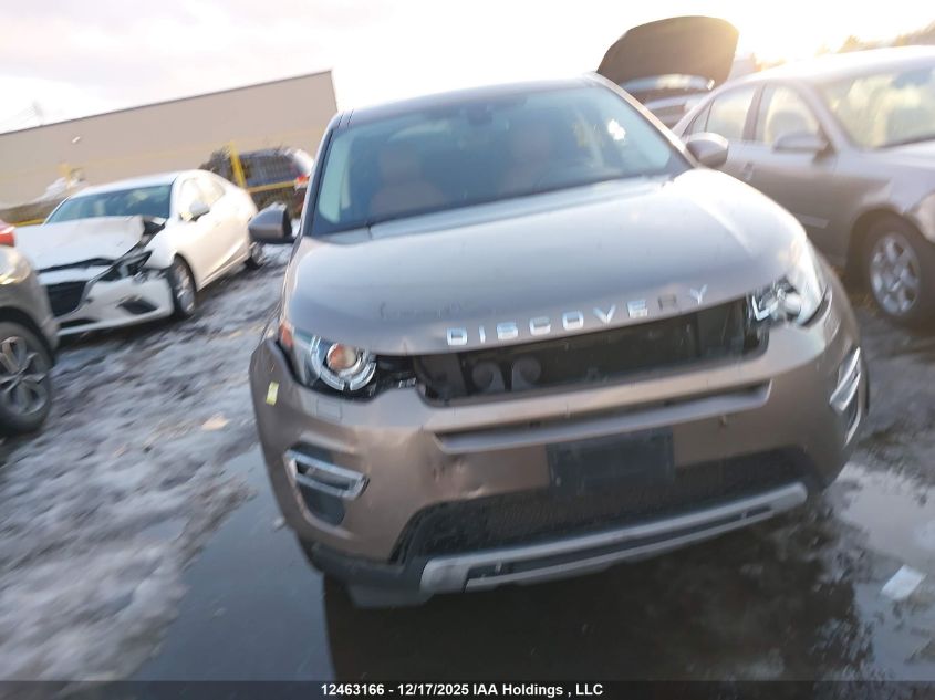 2016 Land Rover Discovery Sport Hse Luxury VIN: SALCT2BG6GH601315 Lot: 12463166