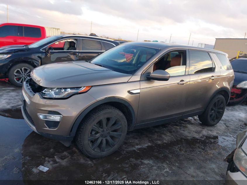 2016 Land Rover Discovery Sport Hse Luxury VIN: SALCT2BG6GH601315 Lot: 12463166