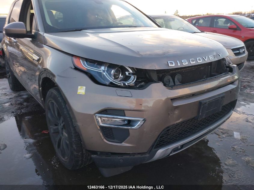 2016 Land Rover Discovery Sport Hse Luxury VIN: SALCT2BG6GH601315 Lot: 12463166